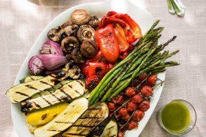 Korean Grill Pan recipes: Grilled Vegetables