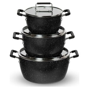 Granitestone 6 Piece Stackable Pot Set