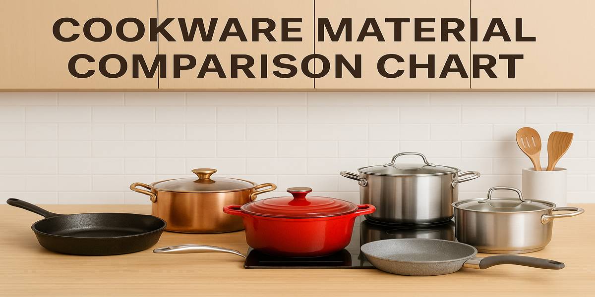 Cookware Material Comparison Chart » Find For Kitchen
