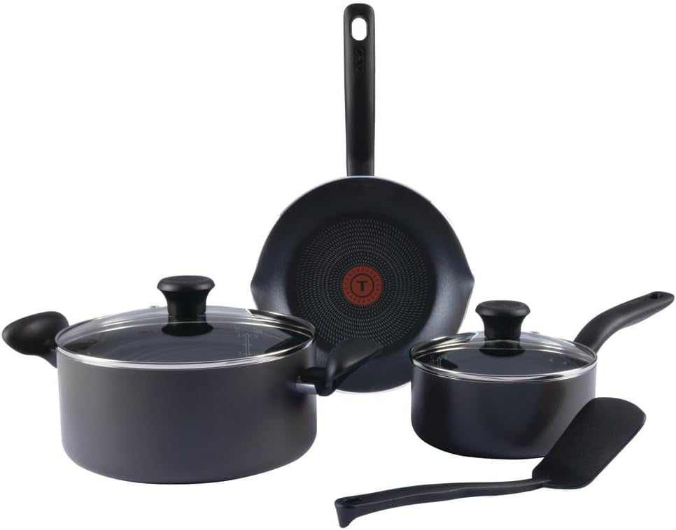 T-fal Initiatives Nonstick Cookware Set - Best Budget Cookware Sets Under $100