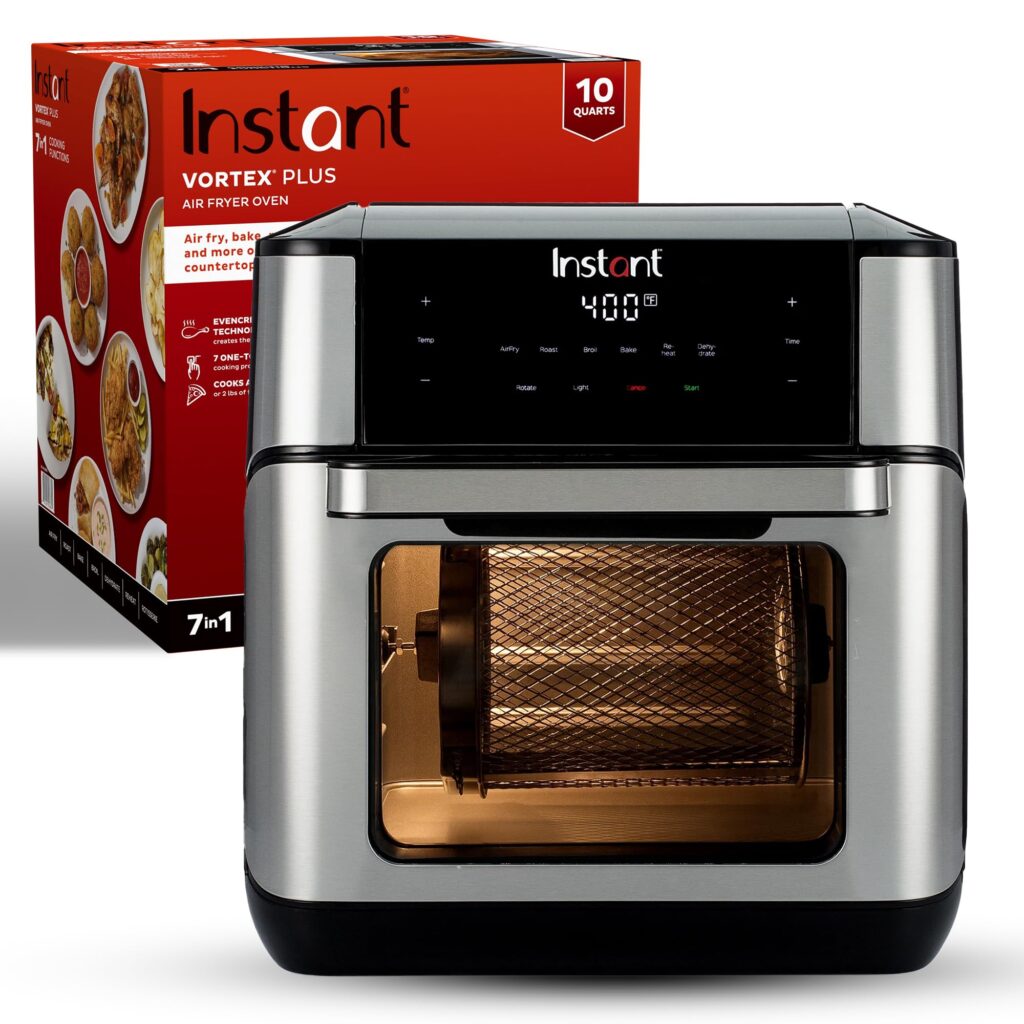 Instant Vortex Plus 10-Quart Air Fryer Oven For Large Families