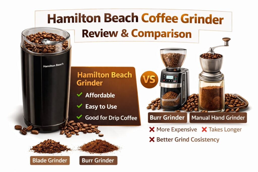 Hamilton Beach Coffee Grinder Review & Comparison